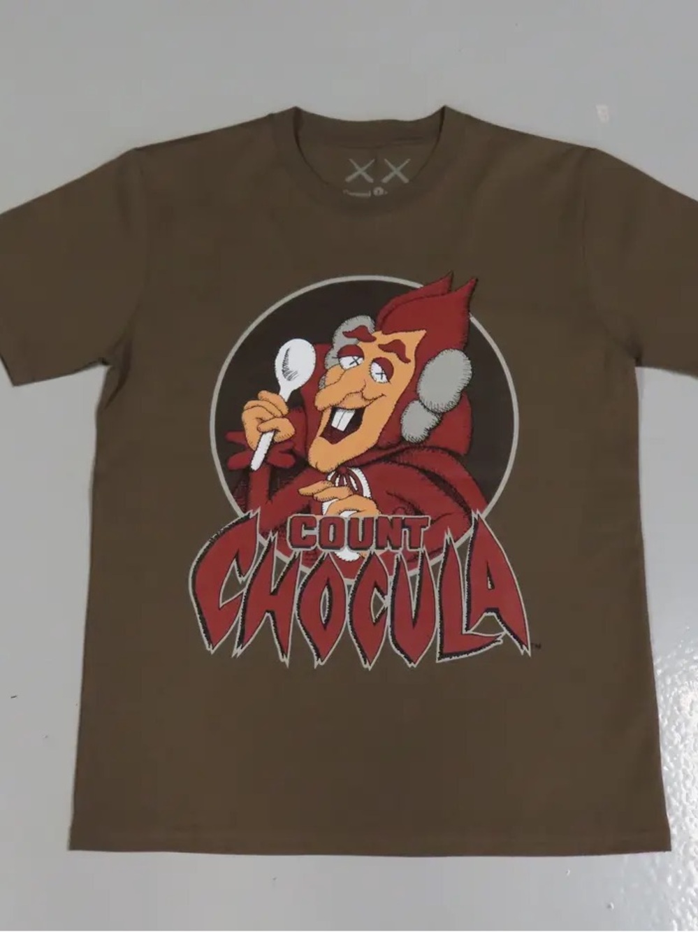Kaws x General Mills Count Chocula T-Shirt Brown Size Medium